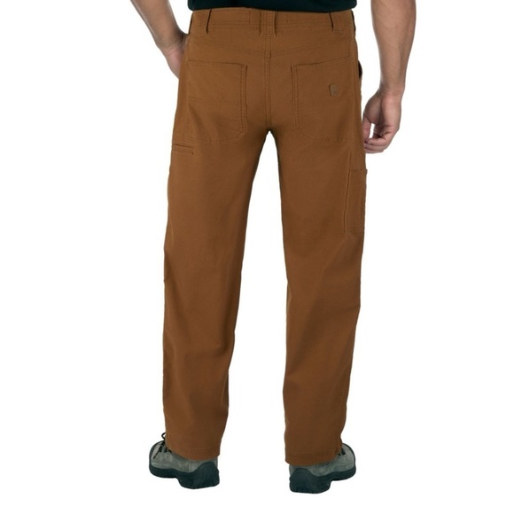 NWT Coleman Brown Canvas Utility fleece lined Pants 40x30 - Picture 7 of 8